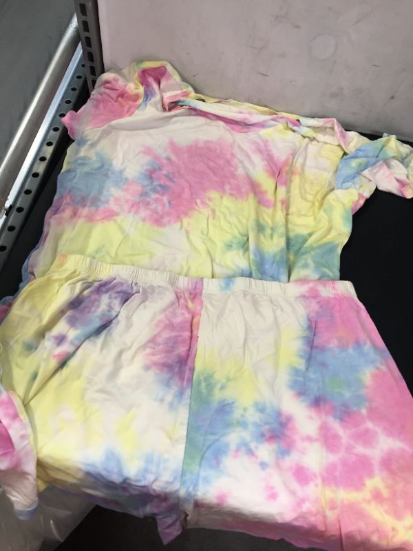 Photo 1 of XL WOMENS XL TIE DYE 2 PIECE PAJAMAS 