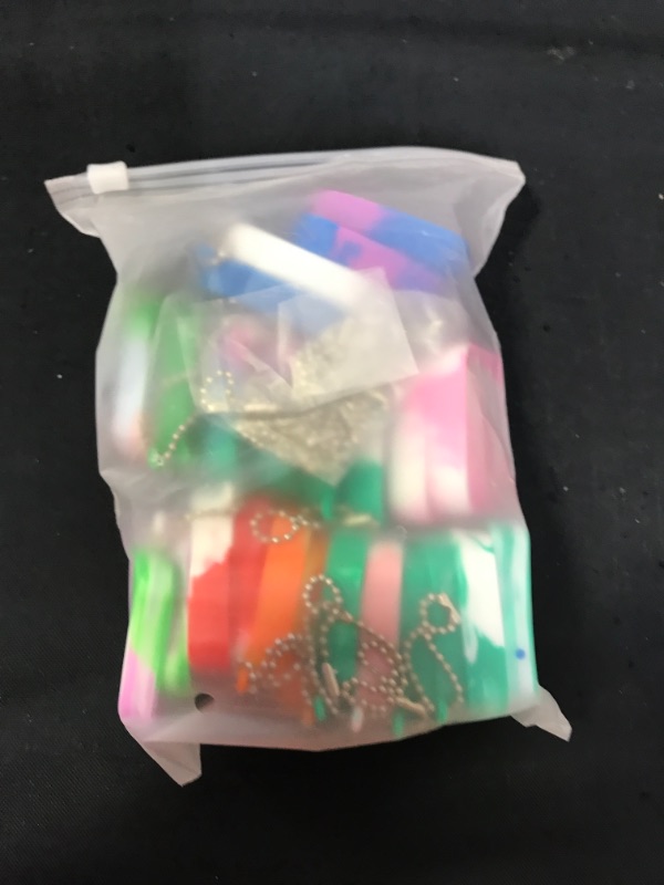 Photo 2 of Mini Pop Bulk Fidget Keychain Toys 24 Pack Kids Party Favors Goodie Bag Stuffers Mini Popper Fidget Party Favors, Anxiety Stress Relief Hand Toys, Party Supplies Return Gifts Classroom Prize for Kids
