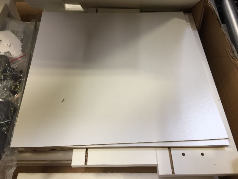 Photo 1 of DEVAISE 3 Drawer Wood Mobile File Cabinet, Rolling Filing Cabinet for Letter/A4 Size, White
