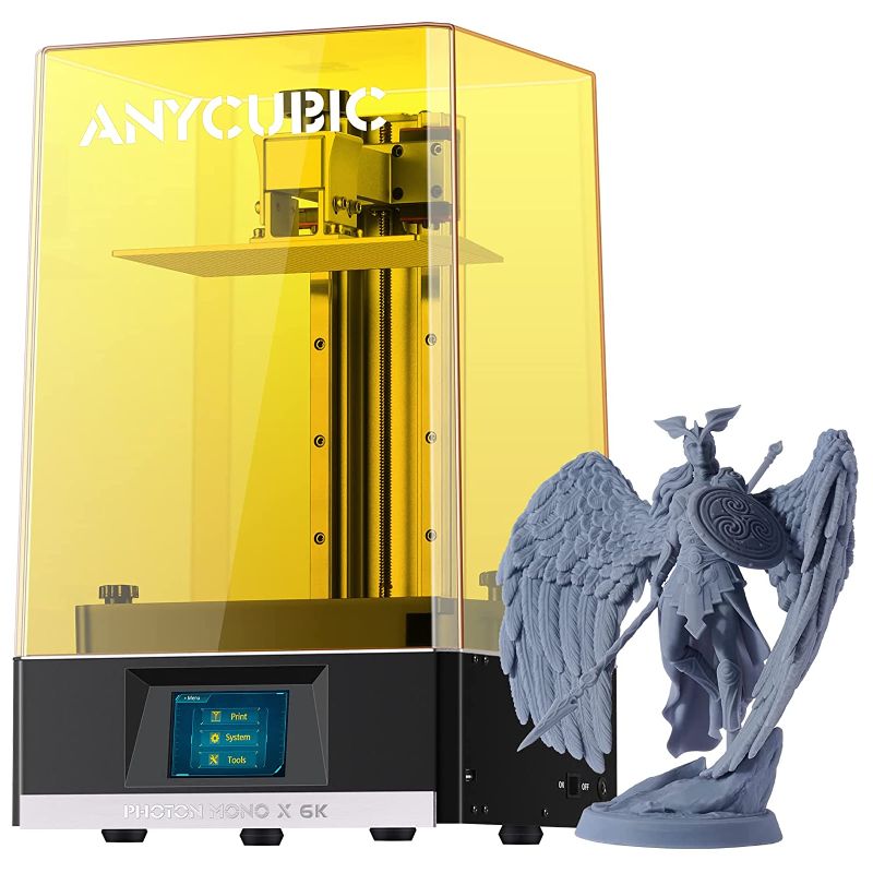 Photo 1 of ANYCUBIC Photon Mono X 6K Resin 3D Printer, Large LCD Resin 3D Printer with 9.25'' 6K HD Monochrome Screen, Dual Z-axis Linear Rail, Print Size, 7.8'' x 4.8'' x 9.6''
