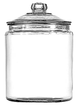 Photo 1 of  Anchor Hocking Heritage Hill Glass Jar with Lid, 2 Gallons - MISSING THE LID 