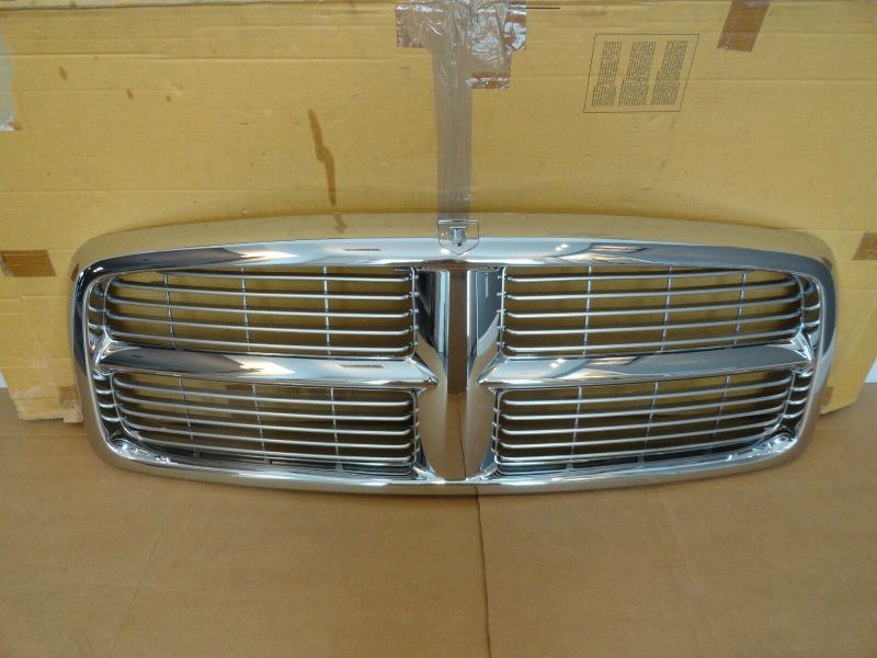 Photo 1 of 2002 - 2005 Dodge Ram 1500 OE Style Chrome Upper GRILLE p/n 55077185AD
