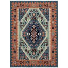 Photo 1 of 7'x10' Buttercup Diamond Vintage Persian Woven Rug Blue - Opalhouse , Dirt Stains on Item, Dirty from Shipping and Handling,
Moderate Use, Hair Found on Item. Creases and Wrinkles in Rug