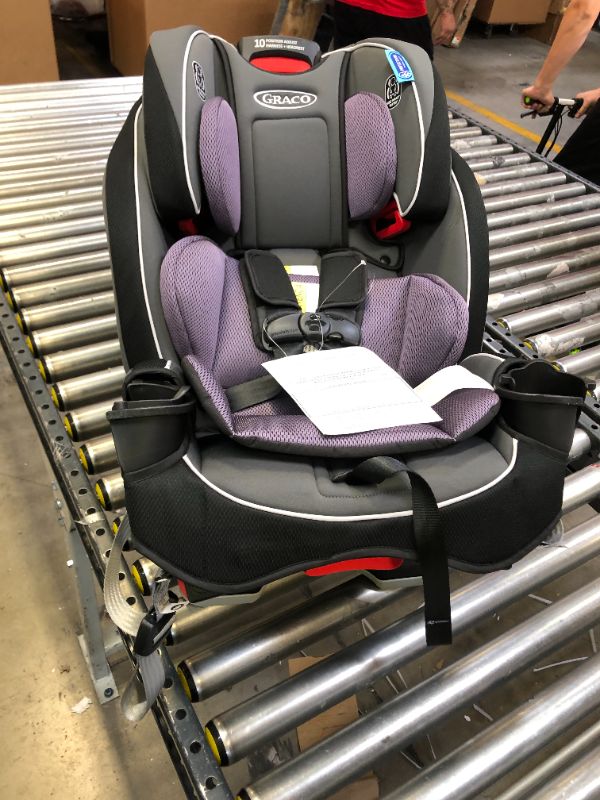 Photo 2 of Graco SlimFit 3 in 1 Car Seat, Slim & Comfy Design Saves Space in Your Back Seat, Annabelle
