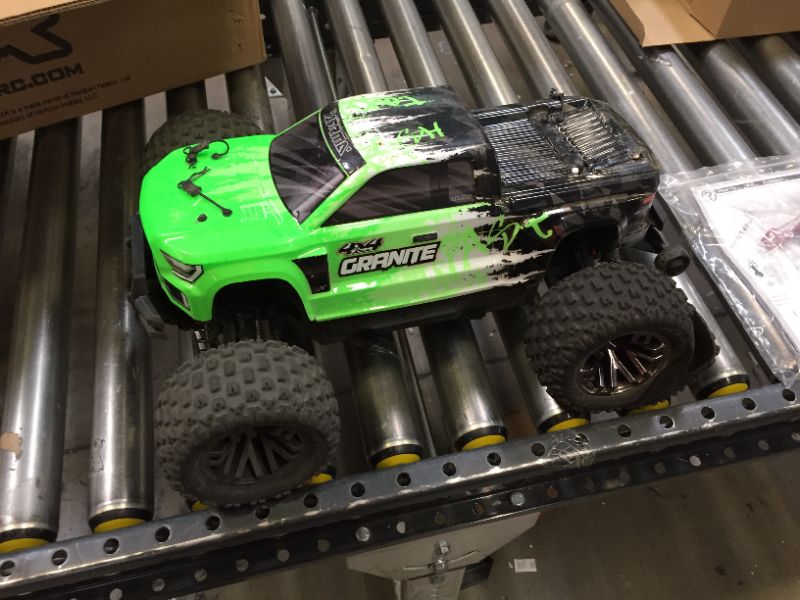 Photo 2 of ARRMA 1/10 Granite 4X4 V3 3S BLX Brushless Monster RC Truck RTR, Green
