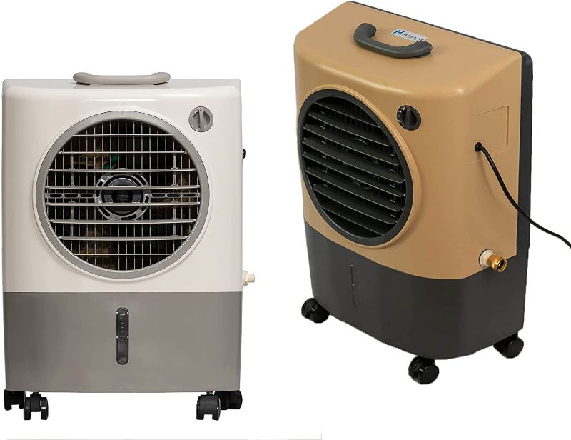 Photo 1 of HESSAIRE MC18M Portable Evaporative Cooler – Color May Vary, 1300 CFM, Cools 500 Square Feet , White
