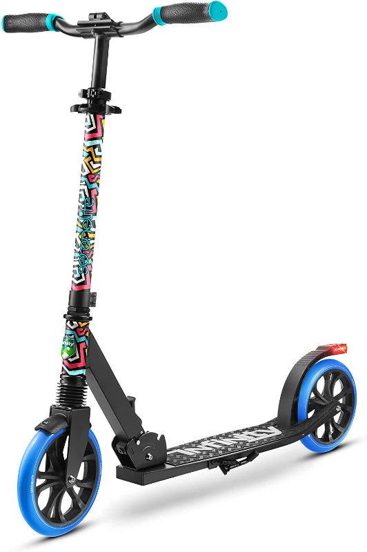Photo 1 of Folding Kick Scooter for Adults and Kids – Boys and Girls Freestyle Scooter with Big Wheels
