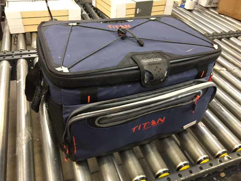 Photo 2 of Arctic Zone Titan Deep Freeze Zipperless Hardbody Coolers - Sizes: 9, 16, 30 and 48 Can - Colors: Navy, Moss, Process Blue, Pine, Citrus, Gray, Blue Lagoon
