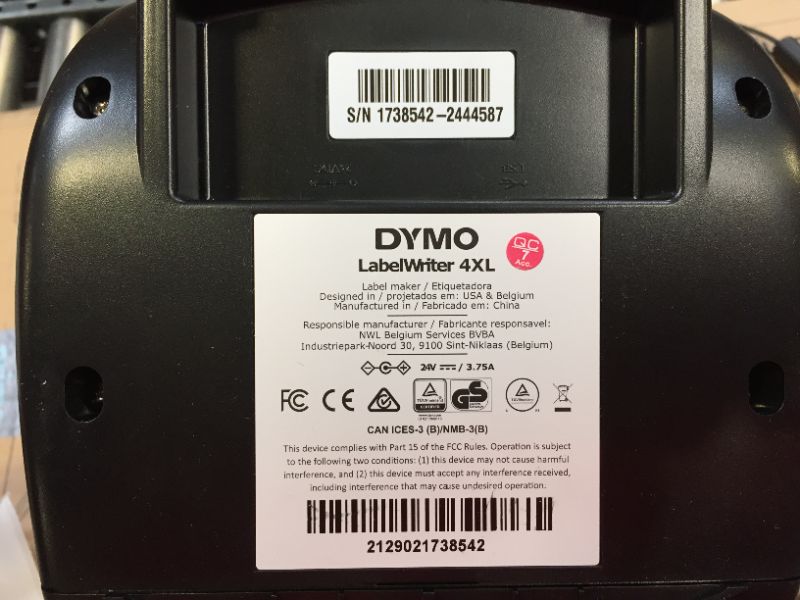 Photo 3 of DYMO LabelWriter 4XL 4 4/25-inch Labels 53 Labels/Minute 7 3/10w x 7 4/5d x 5 1/2h DYM1755120
