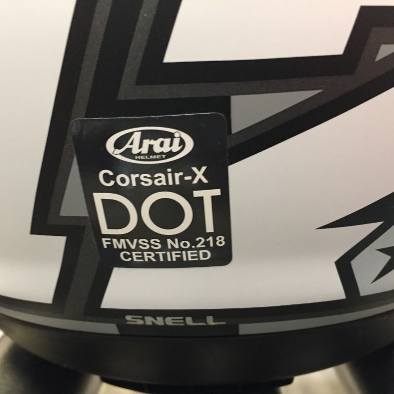 Photo 7 of Arai Corsair X Vinales 4 Helmet
Size: M