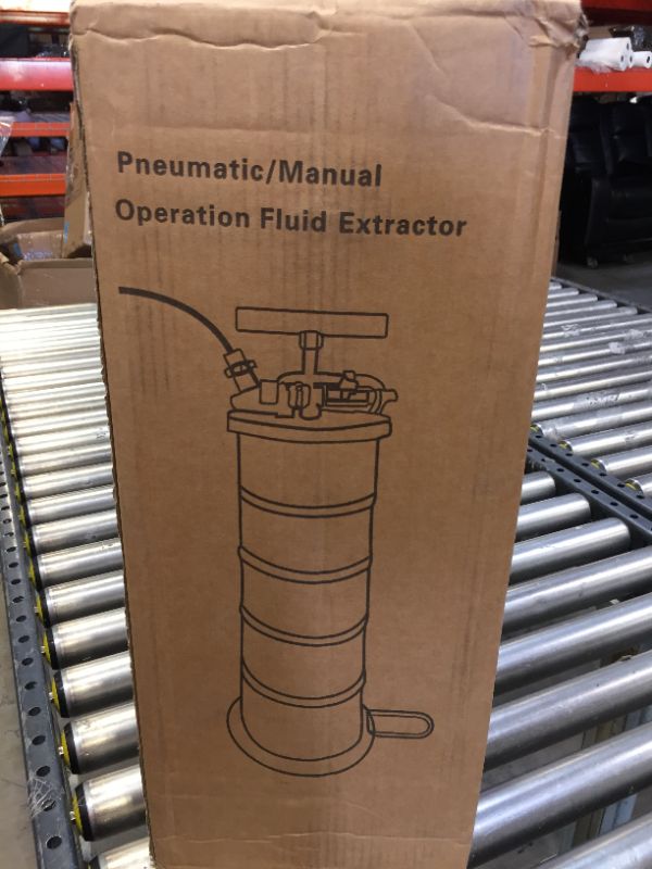 Photo 1 of Aocoom-QingCang 6.5 Liter Oil Changer Vacuum Transmission Fluid Extractor Pneumatic/Manual Fluid Evacuator with Pump Tank Remover and Brake Bleeding Hose Engine Oil Change & Fluid Change Tool
