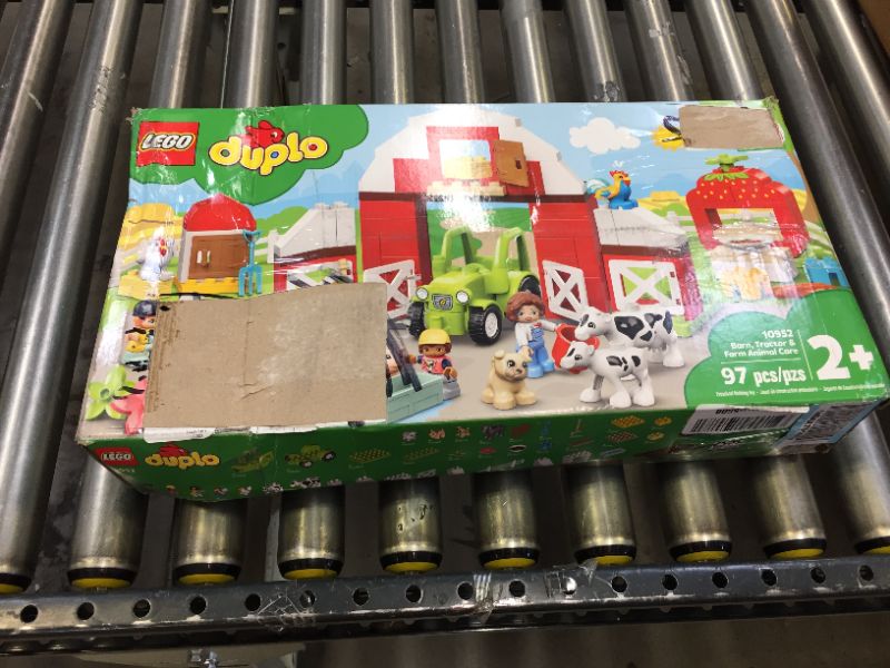 Photo 5 of LEGO DUPLO Town Barn, Tractor & Farm Animal Care 10952 Playset (97 Pieces)---SOME PARTS SEEM TO HAVE NO BAG BUT LOOK NEW----OPEN BOX---BOX HAS DAMAGE---