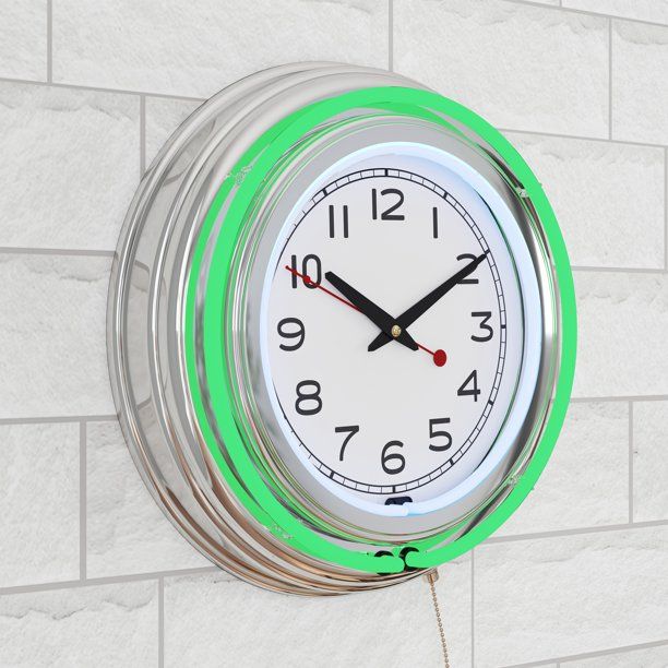 Photo 1 of 14" LIGHT RING WALL CLOCK