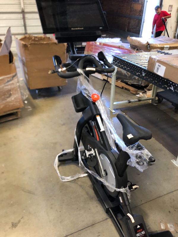 Photo 1 of NordicTrack Commercial S22i Studio Cycle with UPGRADED 22” HD Touchscreen - Black - NO BOX - ITEM IS DIRTY AND HAS MARKS FROM EXPOSURE - 