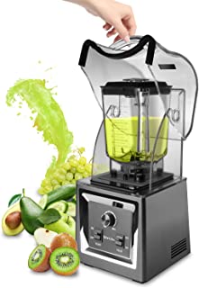 Photo 1 of Professional Blender Commercial Soundproof Quiet blender Removable shield for Crushing ice,smoothie,puree,Blender for kitchen