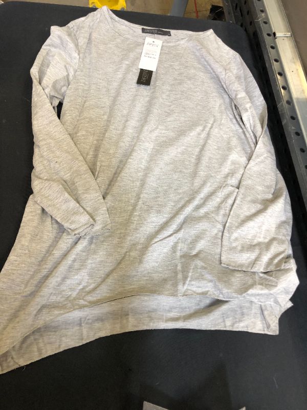 Photo 1 of WOMENS GREY TOP MEDIUM