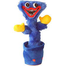 Photo 1 of Relax love Talking Poppy Playtime Toy Repeat/Recording/Dance/Sing with 120 Songs Dancing Poppy Plush Toy for Decoration Glowing Huggy Plush Toy for Kids Gift,Blue Battery Operated
