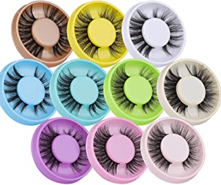 Photo 1 of 10 Styles False Eyelashes Wholesale Mink Lashes Bulk Natural Look 6D Fluffy Volume With Portable Round Boxes Wispy 17-20mm Long 10 Pairs Fake Eyelashes Pack by ZEGAINE
Pair · 10 Pair (Pack of 2)