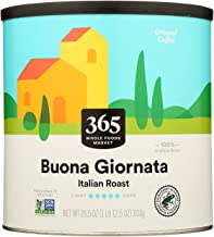 Photo 1 of 365 by Whole Foods Market, Coffee Buona Giornata Italian Roast, 28.5 Ounce
Ground · 1.78 Pound (Pack of 1) EXP JULY 2022