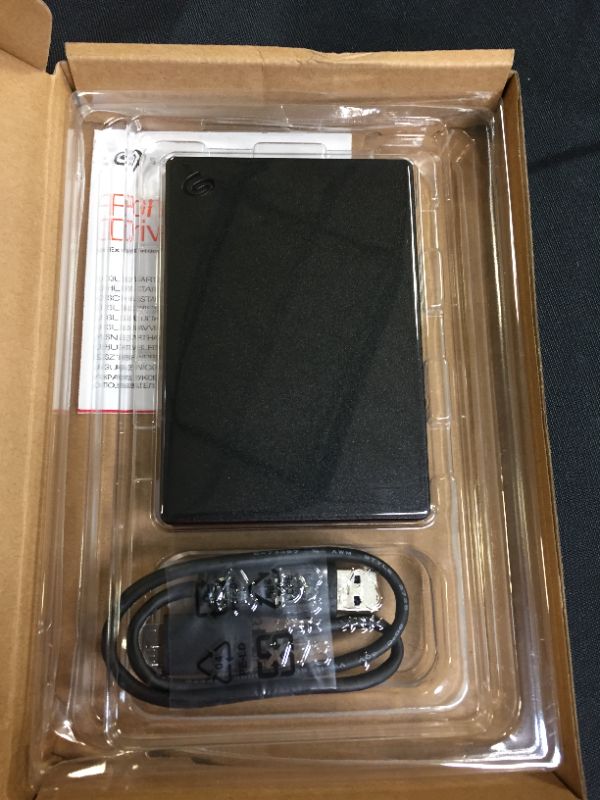 Photo 2 of Seagate Portable 1TB External Hard Drive HDD – USB 3.0 for PC, Mac, PlayStation, & Xbox,(STGX1000400) , Black