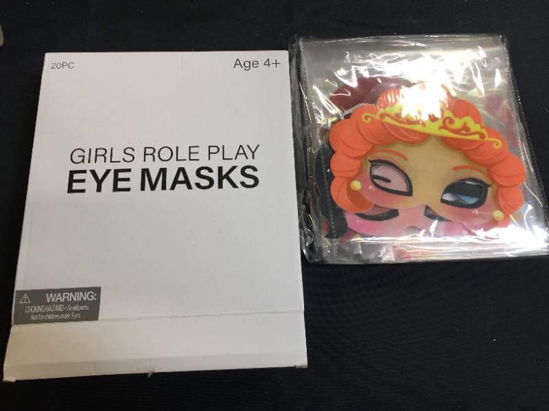 Photo 1 of 20 pcs girls role play eye mask