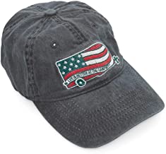 Photo 1 of Camco Life is Better at The Campsite Patriotic Travel Trailer Hat - Baseball Style Hat with an Adjustable Strap - Charcoal (53354)
