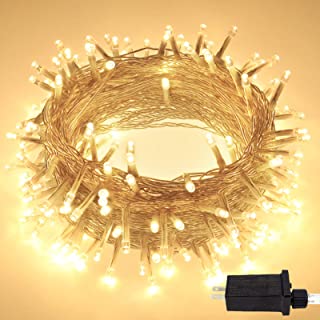 Photo 1 of 66FT 150 LED Christmas Lights, Extendable 8 Modes Waterproof Christmas String Lights Indoor Outdoor, Decoration for Christmas Trees, Patio, Party, Holiday, Wedding, Room, Warm White
