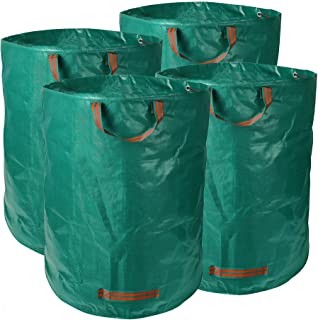 Photo 1 of BOTINDO 4Pack 72 Gallons Garden Waste Bags, Reusable Yard Bags Heavy Duty Waterproof Gardening Leaf Bag with 4 Handles, Yard Patio Landscaping Bags, Extra Large Outdoor Lawn Pool Waste Bin and Trash Container (72 Gallons)
