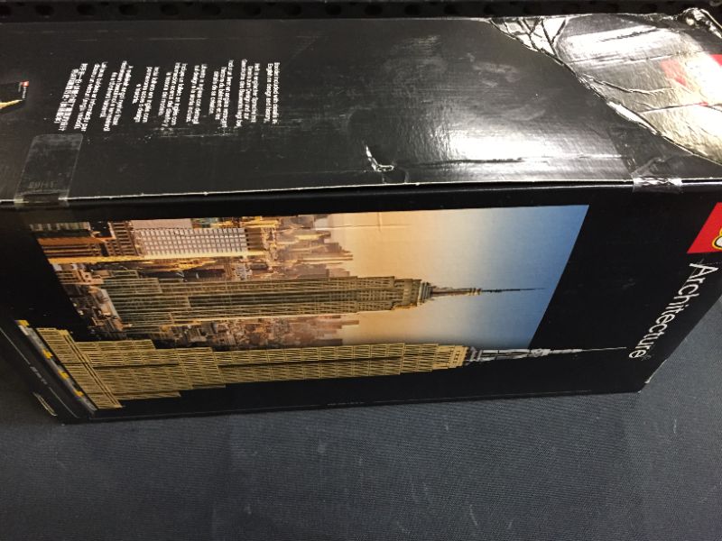 Photo 4 of LEGO Architecture Empire State Building 21046 New York City Skyline Architecture Model Kit for Adults and Kids, Build It Yourself Model Skyscraper (1767 Pieces)
(BRAND NEW, MINOR DAMAGES TO PACKAGING FROM EXPOSURE)