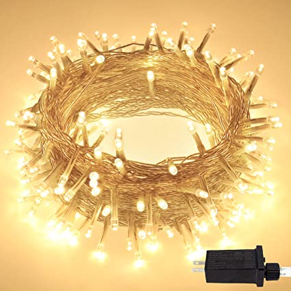 Photo 1 of 66FT 150 LED Christmas Lights, Extendable 8 Modes Waterproof Christmas String Lights Indoor Outdoor, Decoration for Christmas Trees, Patio, Party, Holiday, Wedding, Room, Warm White