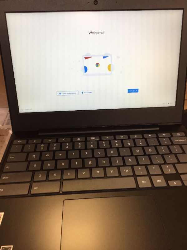 Photo 5 of Lenovo IdeaPad 3 11 Chromebook Laptop, 11.6" HD Display, Intel Celeron N4020, 4GB RAM, 64GB Storage, Intel UHD Graphics 600, Chrome OS. BRAND NEW FACTORY SEALED, OPENED FOR PICTURES. (MINOR DAMAGE TO BOX)