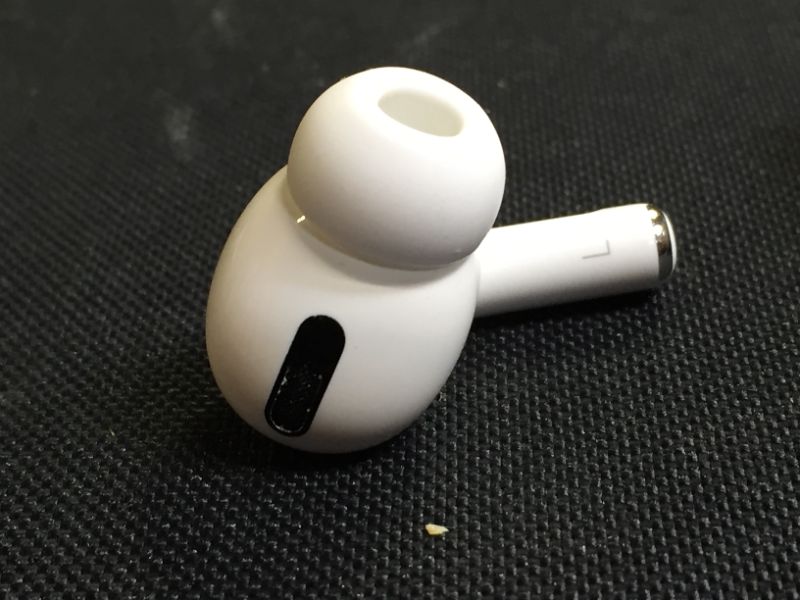 Photo 4 of Apple AirPods Pro. (MISSING BOX AND CHARGER, EAR WAX ON ITEM FROM PRIOR USE)