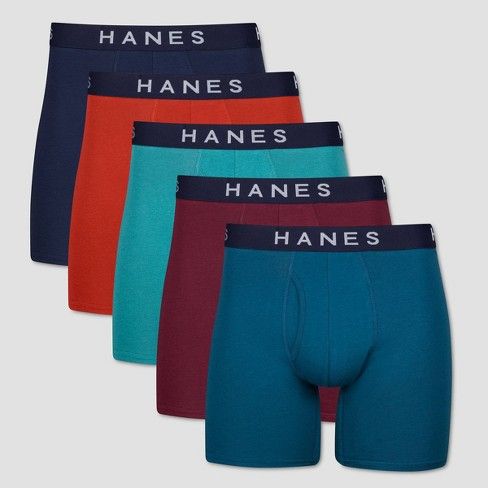 Photo 1 of --SIZE LARGE--Hanes Premium Men's 5pk Boxer Briefs - Colors May Vary