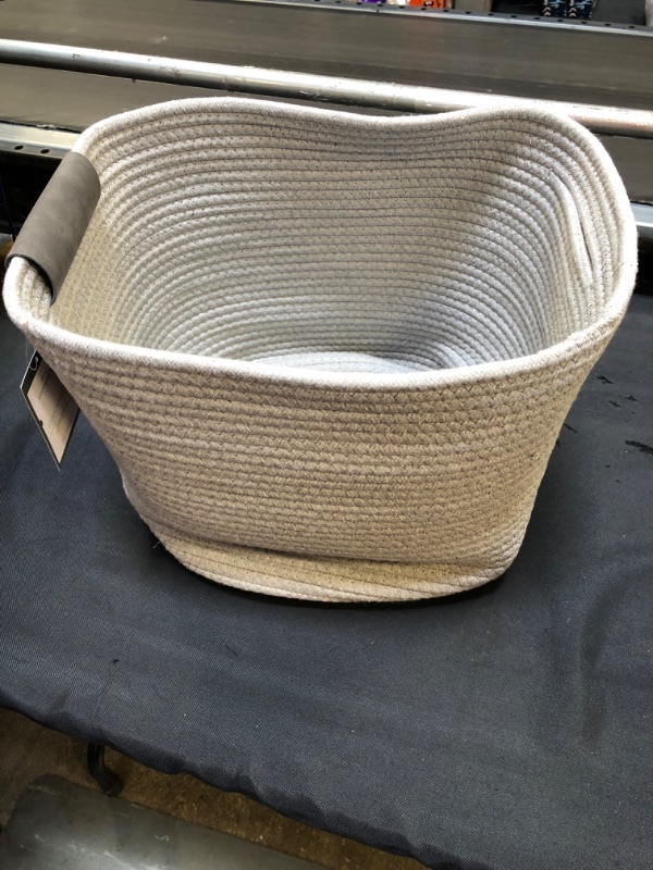 Photo 2 of 13" Decorative Coiled Rope Basket - Brightroom™

