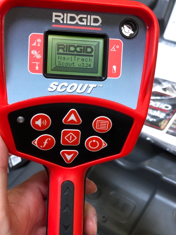 Photo 18 of RIDGID 19238 NaviTrack Scout Locator ONLY, Underground Pipe Locator and Underground Cable Location Device Small
