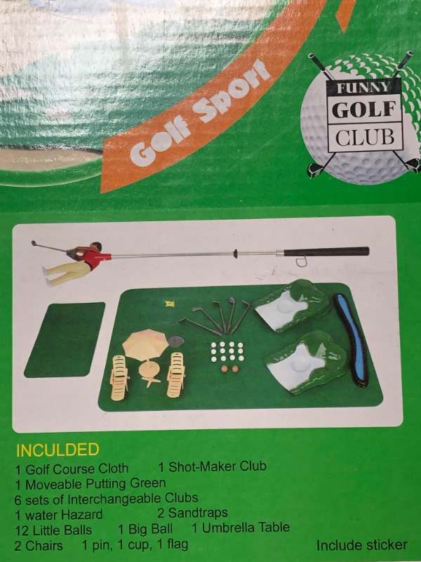 Photo 3 of Kids Golf Toys Set Outdoor Lawn OR INDOOR Sport Toy MISSING GOLF BALL 