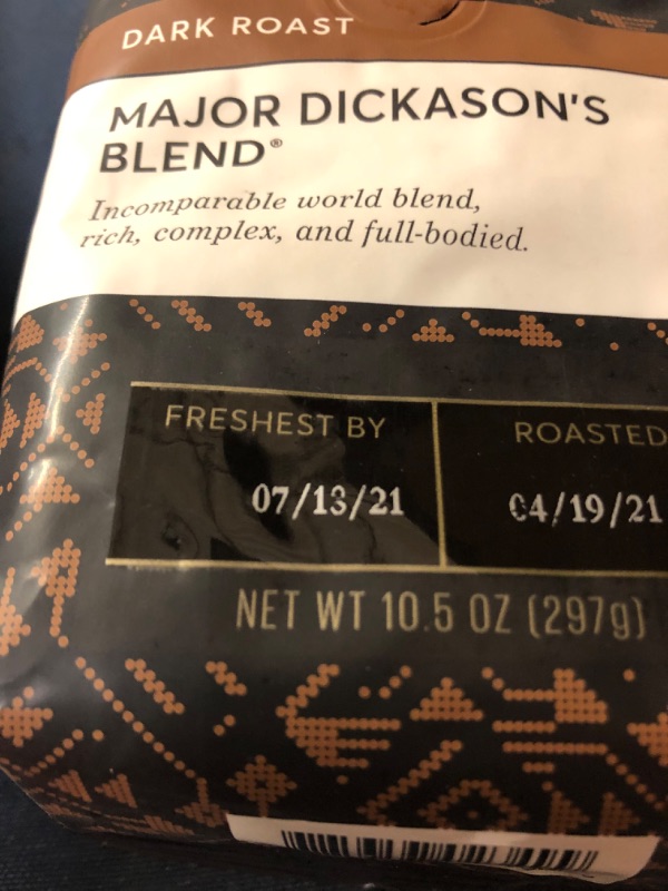 Photo 3 of 2 PACK COFFEE BEANS INTELLIGENCIA BB 04/2022, PEETS BB 07/2021