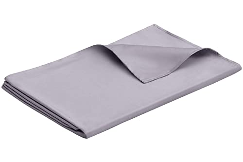 Photo 1 of 5 STARS UNITED Weighted Blanket Cover – 41”x60”, Grey, Cotton Dual-Sided - Removable Duvet Cover Only
