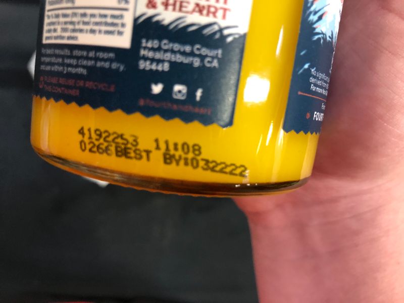 Photo 1 of 3 PK Himalayan Pink Salt Grass-Fed Ghee Butter by 4th & Heart, 9 Ounce, Keto, Pasture Raised, Non-GMO, Lactose Free, Certified Paleo BEST BY 3/22/22
