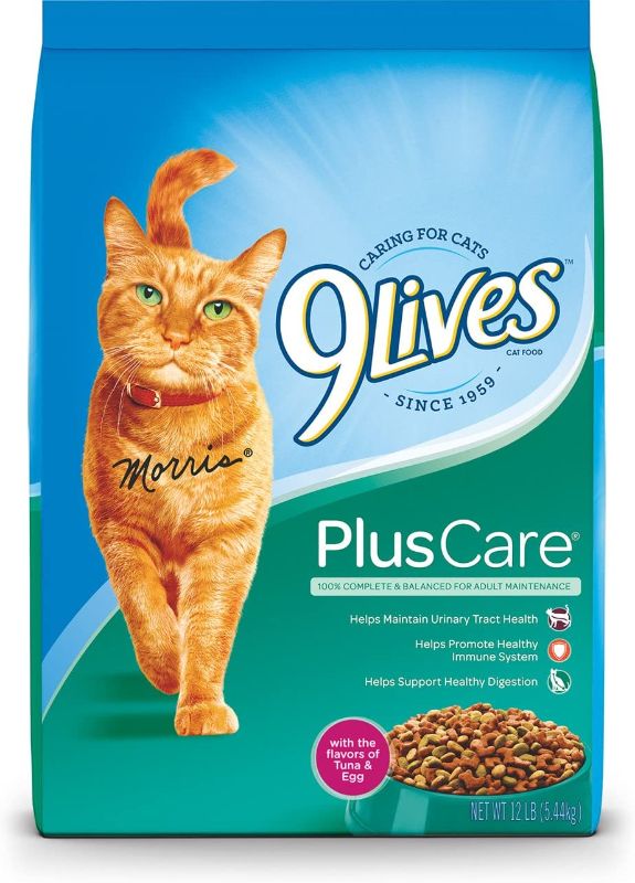 Photo 1 of 9Lives Dry Cat Food 12 LB- best by 7/3/22
