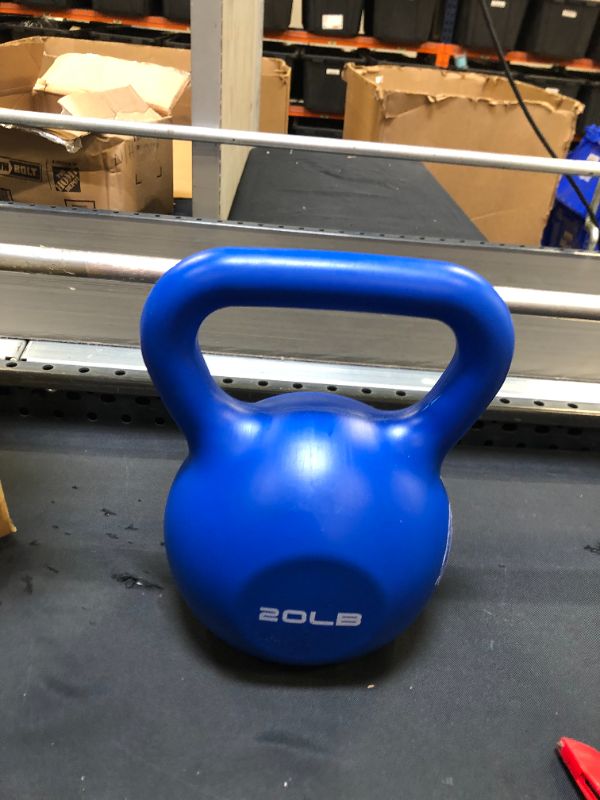 Photo 2 of Adjustable Kettlebell Weights Strength Training Solid Iron Kettle Ball Exercise Handle Grip Kettlebells 