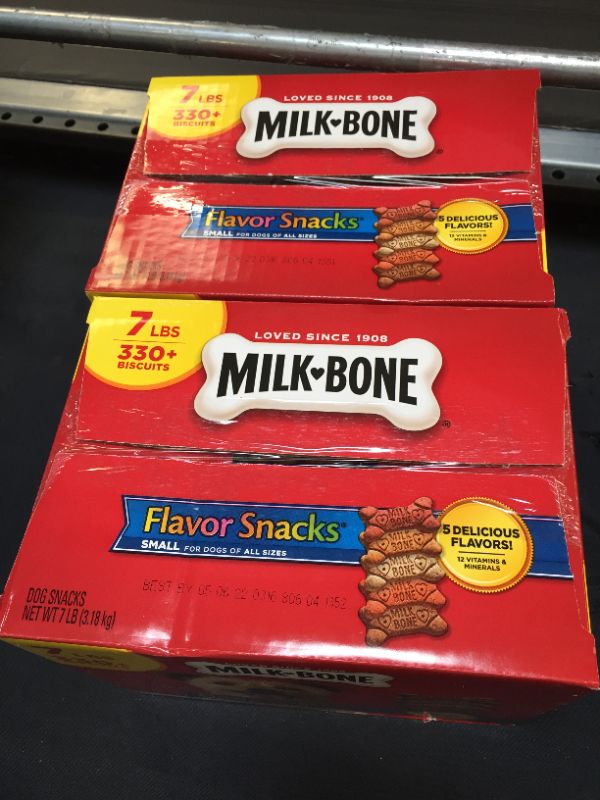 Photo 1 of 2 PACK Milk-Bone Flavor Snacks Dog Treats BB 05/06/2022