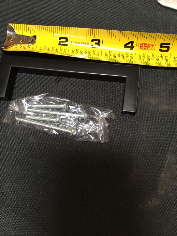 Photo 1 of 25 PACK CABINET HANDLES BLACK ~4"