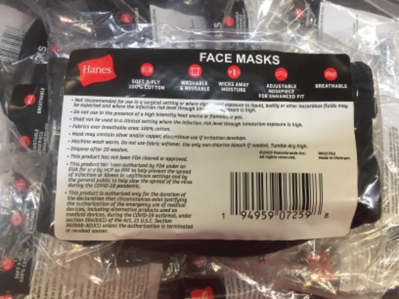 Photo 4 of Hanes Reusable Daily Face Cover (Pack of 500)