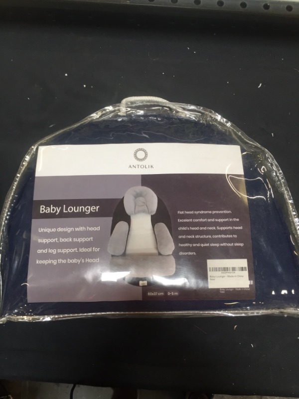 Photo 1 of Baby Lounger, Newborn Sleeper, Nest – Portable, Cotton-&-Polyester Snuggle Bed with Removable Pillows, Breathable Mattress, Infant Carrying Bag – Newborn Essentials by ANTOLIK, 23.6x14.6 in, 0-6 Mos.