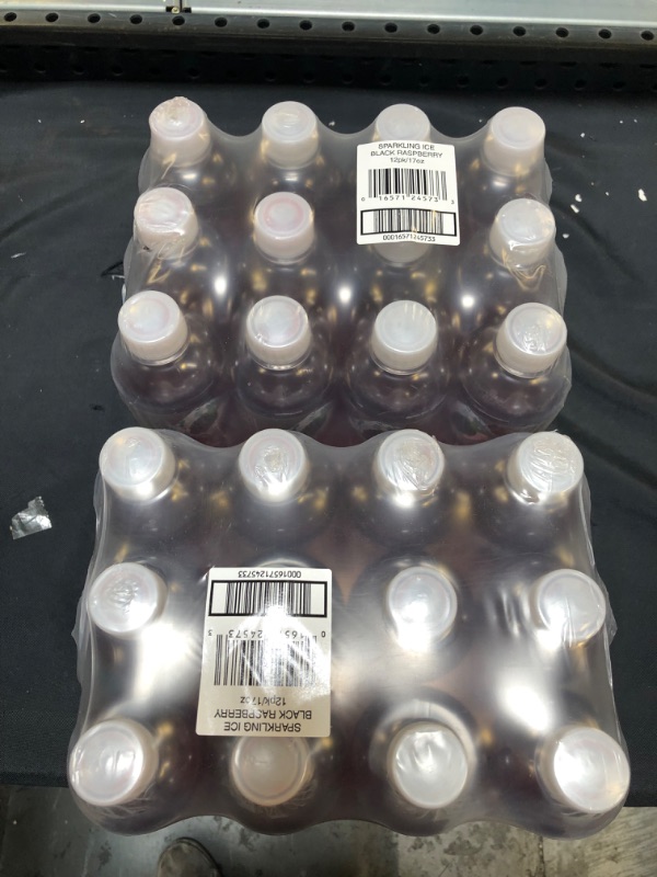 Photo 3 of Set of 2 Sparkling Ice® Naturally Flavored Sparkling Water, Black Raspberry 17 Fl Oz 12 pack