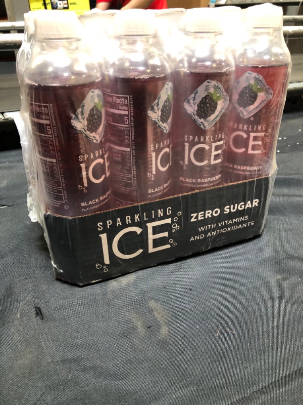 Photo 2 of Set of 2 Sparkling Ice® Naturally Flavored Sparkling Water, Black Raspberry 17 Fl Oz 12 pack