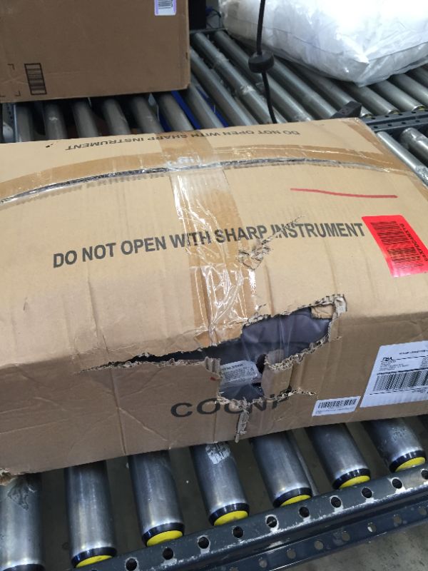 Photo 1 of COONP California King Mattress Topper, Extra Thick Mattress Pad Cover, Cooling Pillowtop with 8-21 Inch Deep Pocket 3D Snow Down Alternative Fill (California King, Grey)