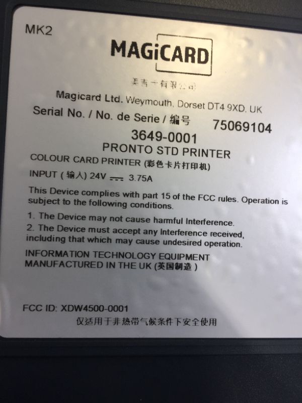 Photo 9 of Magicard Pronto ID Card Printer & Complete Supplies Package with Bodno ID Software and Camera - Bronze Edition
