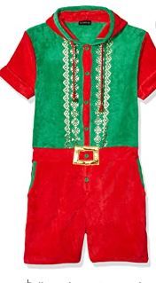 Photo 1 of Blizzard Bay Men's Ugly Christmas Romper----------(LARGE)
